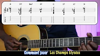 Ma version Bluesy du morceau Les Champs Élysées Joe Dassin (tuto guitare)