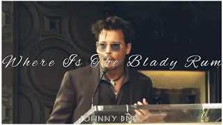 | Johnny Depp | one Final Question / where Is The Blady Rum | WhatsApp status