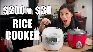 Worth It? $200 Rice Cooker VS $30 Blind Taste Test!