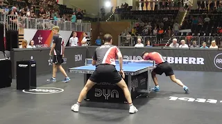 TTBL Finale | Warm Up Timo Boll , Dang Qiu , Anton Källberg , Kay Stumper [Borussia Düsseldorf]