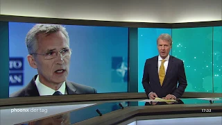 Pressekonferenz mit Jens Stoltenberg zum NATO-Verteidigungsministertreffen am 13.02.19