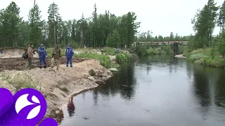 Общественники проверили место утечки нефтепродуктов на реке Котутояха
