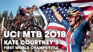 How Kate Courtney Won Her First UCI MTB World Champs Title | UCI MTB 2018