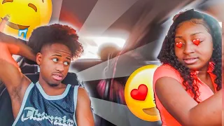 FLASHING My Girlfriend While She’s Driving ** EPIC REACTION **