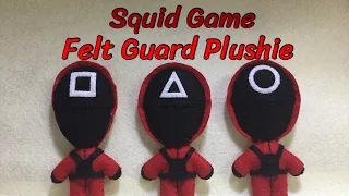 Squid Game Guard Plushie | Felt Plushie | Squid Game | Felt Craft | DIY