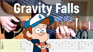 Gravity Falls - Opening Theme | Guitar Tutorial Tabs