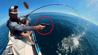 Good thing I had a gun... again! - Fishing SeaDoo