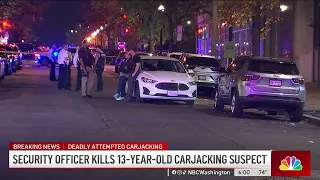 Security officer kills 13-year-old carjacking suspect in Penn Quarter | NBC4 Washington