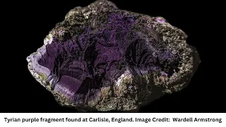 Incredibly Rare Tyrian Purple Discovered at Carlisle Roman bathhouse