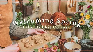 Preparing for Spring at the Hobbit Cottage 🌱 Cottagecore home decor & recipes inspired by The Shire