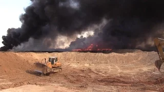 IRAQ'S BURNING OIL FIELDS