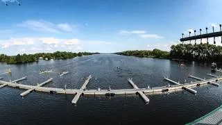 Junior World Rowing Championships heats timelapse, August 6 2014, Hamburg Germany