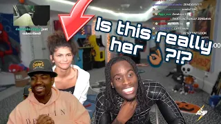 Kai Cenat Facetimes Celebrities With Zendaya! **REACTION**