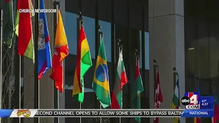 91 flags raised at Temple Square as part of new art installation