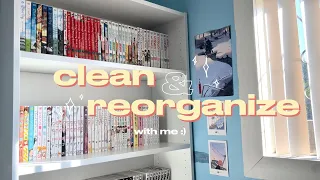 ☆ clean & reorganize my manga with me ☆ ~ a chill-lofi video