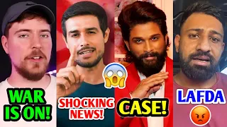 Dhruv Rathee SHOCKING News...😱| MrBeast Vs T-Series, Allu Arjun CASE, Rajat Dalal LAFDA,Fukra Insaan