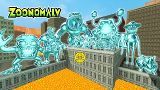 DESTROY ALL DIAMOND ZOONOMALY MONSTERS & MONSTERS POPPY PLAYTIME 3 in LAVA CITY - Garry's Mod