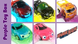 액체괴물, 파워배틀 와치카 장난감 변신놀이 Slime And Watch Car Mini Car Toys игрушечная машина coche de juguete 퍼플토이박스