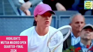 ARYNA SABALENKA/IGA SWIATEK/HIGHLIGHTS MUTUA MADRID OPEN 2024