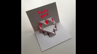 Heart Pop Up Card Tutorial - Origamic Architecture