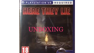 Here They Lie PS4 unboxing