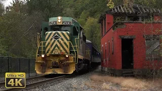 Passenger Trains on the Reading & Northern Railroad [4K]