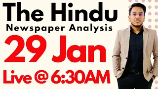 The Hindu Newspaper Analysis | Current Affairs for UPSC CSE | 29 January 2022  #thehinduanalysis