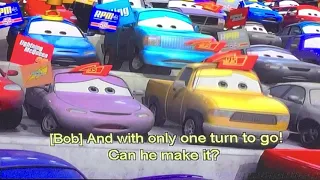 Cars Lightning McQueen lost his tires