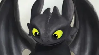 How to train your dragon// Toothless// skillet hero music video