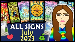 ✨JULY 2023 All Signs Timestamped  Intuitive Tarot guided messages Psychic reading 🔮 ✫