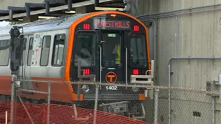 Out with the old! MBTA puts new Orange Line trains into service