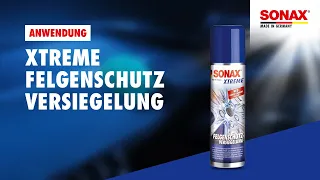 Anwendung SONAX XTREME Felegenschutzversiegelung