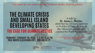 Climate Crisis and Small Island Developing States: The Case for Climate Justice