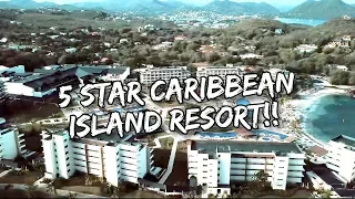 INCREDIBLE 5-STAR CARIBBEAN ISLAND RESORT (SAINT LUCIA)! | Vlog #156