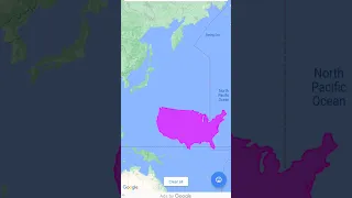 USA vs Russia size comparison #usa #russia #map #india #shorts #mapping #maps #geography #world