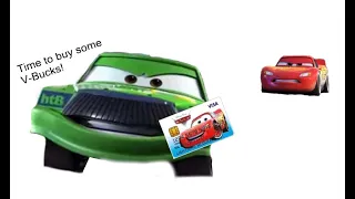 Chick Hicks steals Lightning McQueen's credit card to buy V-bucks/Grounded