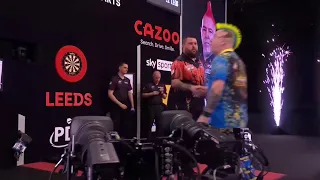 Incident between Michael Smith and Peter Wright #darts