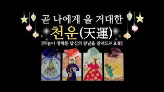 [타로🔮]곧 나에게 숙명처럼 찾아올 천운天運‼️