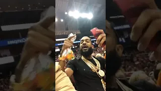 💯💰Nipsey Hussle & All Money In BH | Powerful Words + Sitting Courtside together.