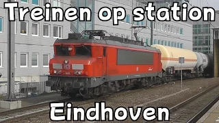 Treinen op station Eindhoven