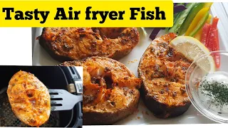 HOW TO FRY COD FISH FILLET IN AN AIR FRYER RECIPES //EASY Air fried COOKED Fish #Airfryerfishrecipes