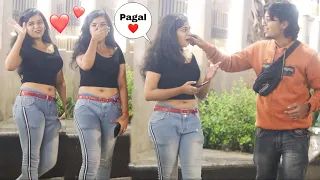 Pulling Strangers Cheeks Prank On Cute Girls || The Piyush Series