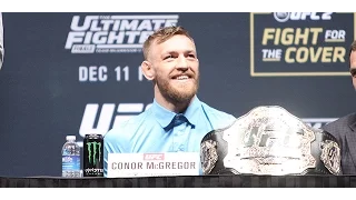 Conor McGregor Goes Zen (UFC 194 Press Conference, Pre-Fight)