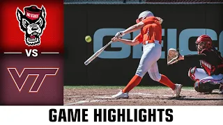 NC State vs. Virginia Tech Softball Highlights (2023)