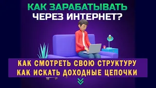 Как смотреть свою структуру Как складывать доходные цепочки  в Charoit