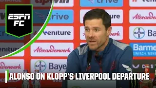 Xabi Alonso REACTS to Liverpool links after Jurgen Klopp’s shock announcement | ESPN FC