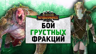 Бой грустных фракций | Скавены vs Лесные Эльфы | Ленды | Total War: WARHAMMER 3