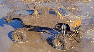 MUD SOUP, WiNCH ACTiON - BOGGiNG Project: "OVERKiLL 2020" GMC TOP KiCK TRUCK: PT 13 | RC ADVENTURES