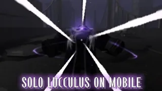 SOLO LUCCULUS ON MOBILE - THE DEPTHS OF REALITY