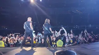 Metallica fight fire with fire